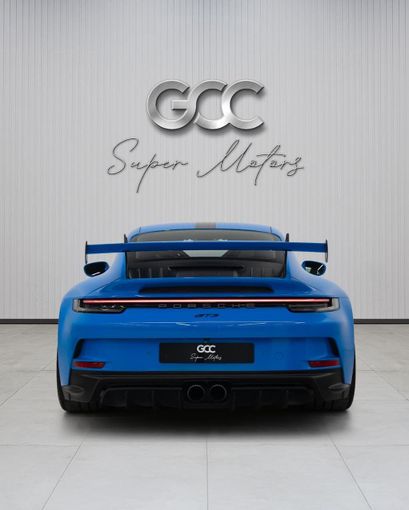 Used Porsche 911 GT3 992, 4.0 l, 2022 in Dubai by GCC Super Motors, Blue color. GCC Specs | AUTO.AE