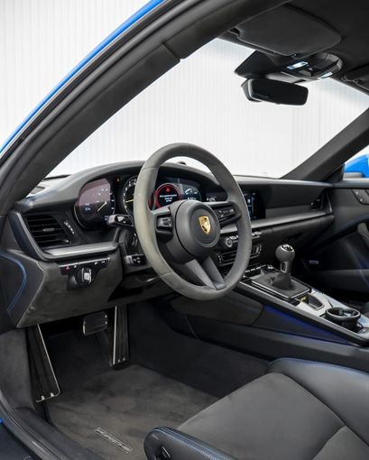 Used Porsche 911 GT3 992, 4.0 l, 2022 in Dubai by GCC Super Motors, Blue color. GCC Specs | AUTO.AE