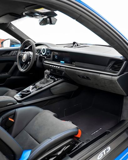 New Porsche 911 GT3 992, 4.0 l, 2025 in Dubai by GCC Super Motors, Blue color. GCC Specs | AUTO.AE