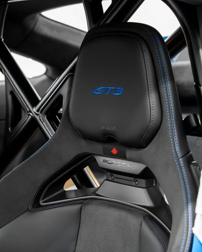 New Porsche 911 GT3 992, 4.0 l, 2025 in Dubai by GCC Super Motors, Blue color. GCC Specs | AUTO.AE