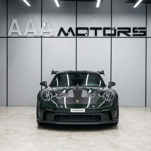 Новый Porsche 911 GT3 Weissach Package 992 Рестайлинг, 4.0 л, 2024 в Дубае от AAA Motors Зеленый цвет. Европейская | AUTO.AE