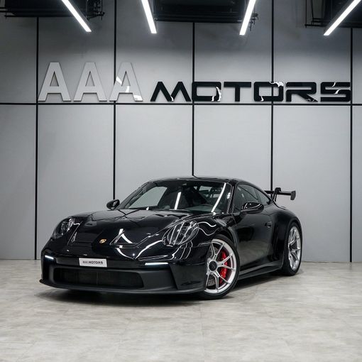 Новый Porsche 911 GT3 992, 4.0 л, 2023 в Дубае от AAA Motors Черный цвет. Европейская | AUTO.AE