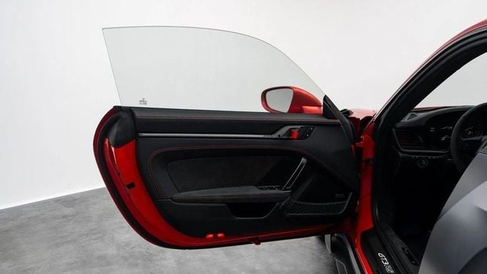 Новый Porsche 911 GT3 RS 992, 4.0 л, 2024 в Дубае от Al Ain Class Motors Красный цвет. GCC | AUTO.AE