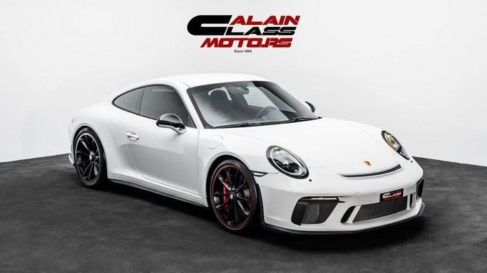 Used Porsche 911 GT3 Touring 991 Facelift, 4.0 l, 2018 in Dubai by Al Ain Class Motors, White color. GCC Specs | AUTO.AE