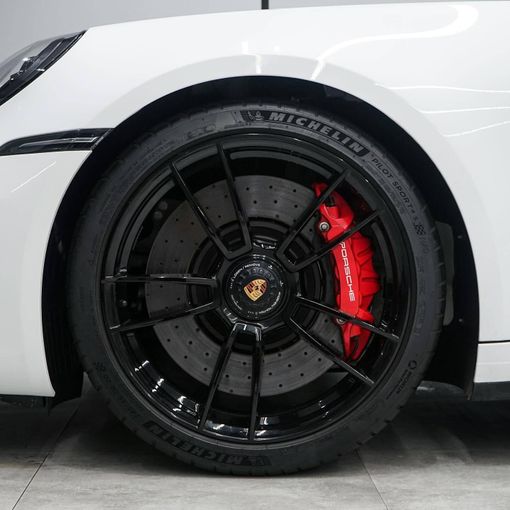 New Porsche 911 Carrera 4 GTS VIII (992), 3.0 l, 2023 in Dubai by AAA Motors, White color. European Specs | AUTO.AE