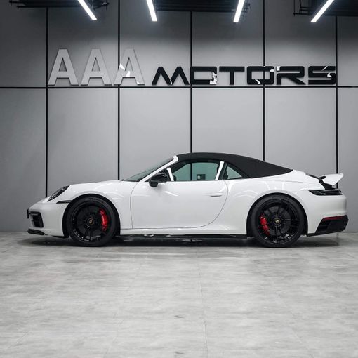 New Porsche 911 Carrera 4 GTS VIII (992), 3.0 l, 2023 in Dubai by AAA Motors, White color. European Specs | AUTO.AE