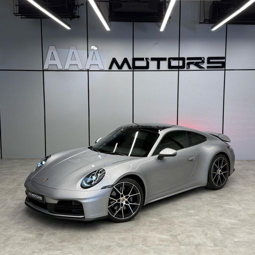 Подержанный Porsche 911 Carrera VIII (992) Рестайлинг, 3.0 л, 2025 в Дубае от AAA Motors Серебристый цвет. GCC | AUTO.AE