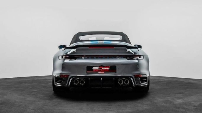 New Porsche 911 Turbo S BRABUS 720 VIII (992), 3.7 l, 2024 in Dubai by Al Ain Class Motors, Grey color. European Specs | AUTO.AE