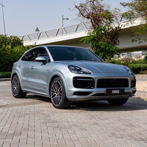 Porsche Cayenne Turbo Coupé III, 2023 внедорожник 5 дв. coupé бизнес класса в Дубае от DEIZ серебристый цвет | AUTO.AE