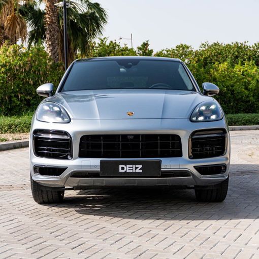 Porsche Cayenne Turbo Coupé III, 2023 внедорожник 5 дв. coupé бизнес класса в Дубае от DEIZ серебристый цвет | AUTO.AE