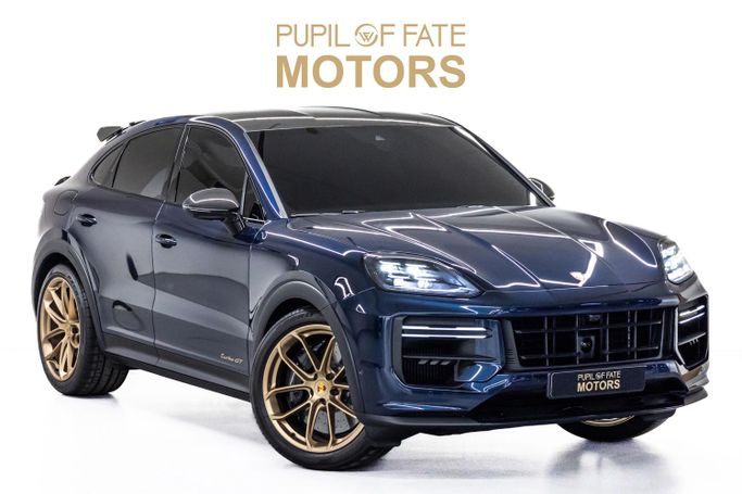 Used Porsche Cayenne III, 2.9 l, 2024 in Dubai by PUPIL OF FATE MOTORS, Blue color. GCC Specs | AUTO.AE