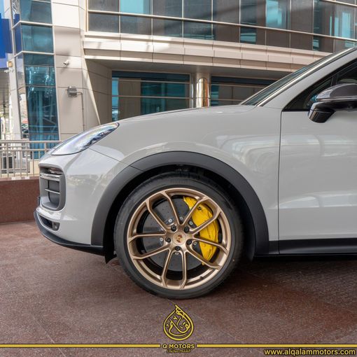 Новый Porsche Cayenne Turbo III, 4.0 л, 2022 в Дубае от Q Motors Серый цвет. Европейская | AUTO.AE