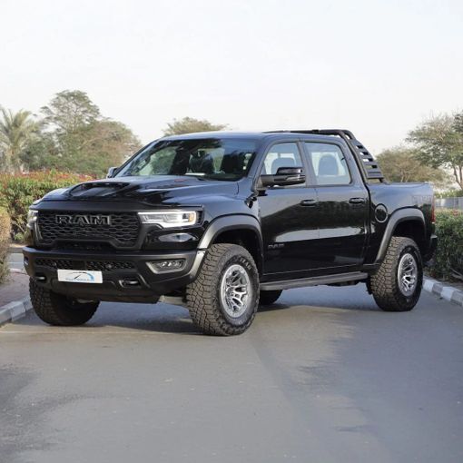 New RAM 1500 Crew Cab V Facelift, 3.0 l, 2025 in Dubai by Auto Max Group, Black color. GCC Specs | AUTO.AE