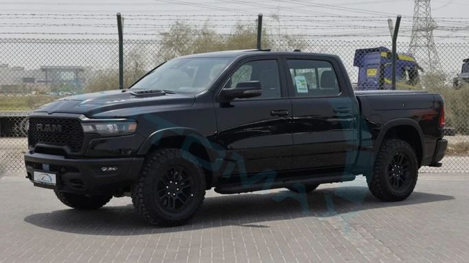 New RAM 1500 Crew Cab V Facelift, 3.0 l, 2025 in Dubai by Auto Max Group, Black color. GCC Specs | AUTO.AE