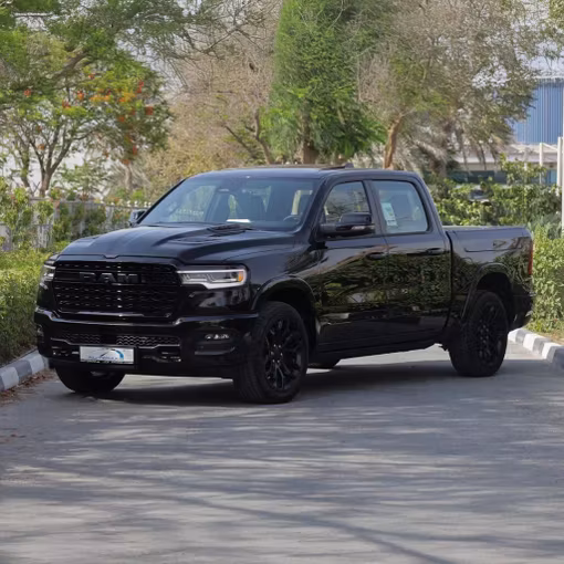 New RAM 1500 Crew Cab V Facelift, 3.0 l, 2025 in Dubai by Auto Max Group, Black color. GCC Specs | AUTO.AE