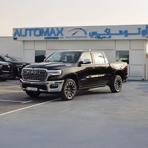 Новый RAM 1500 Crew Cab V Рестайлинг, 3.0 л, 2025 в Дубае от Auto Max Group Черный цвет. GCC | AUTO.AE