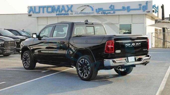 New RAM 1500 Crew Cab V Facelift, 3.0 l, 2025 in Dubai by Auto Max Group, Black color. GCC Specs | AUTO.AE