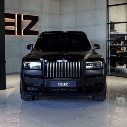 Rolls-Royce Cullinan, 2022 business suv 5 dr. for rent in Dubai by DEIZ, black color | AUTO.AE