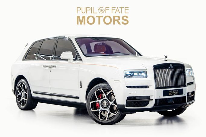 Used Rolls-Royce Cullinan Black Badge, 6.7 l, 2022 in Dubai by PUPIL OF FATE MOTORS, White color. GCC Specs | AUTO.AE