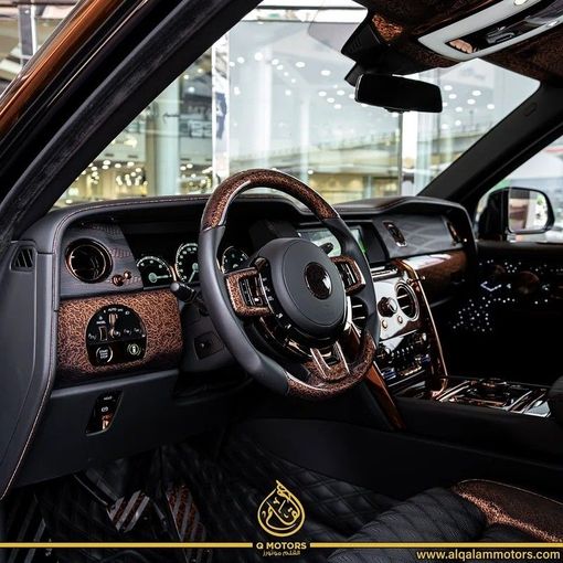 Used Rolls-Royce Cullinan I, 6.7 l, 2023 in Dubai by Q Motors, Black color. European Specs | AUTO.AE