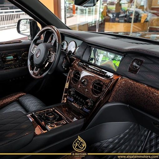 Used Rolls-Royce Cullinan I, 6.7 l, 2023 in Dubai by Q Motors, Black color. European Specs | AUTO.AE