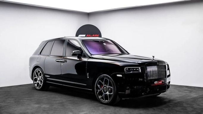 Used Rolls-Royce Cullinan Black Badge I, 6.7 l, 2024 in Dubai by Al Ain Class Motors, Black color. GCC Specs | AUTO.AE