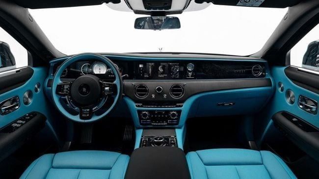 New Rolls-Royce Ghost II Facelift (Series II), 6.7 l, 2025 in Dubai by Al Ain Class Motors, Black color. GCC Specs | AUTO.AE