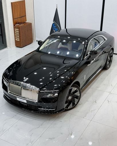 New Rolls-Royce Spectre, 2024 in Dubai by 4 Matic Motors, Black color. GCC Specs | AUTO.AE