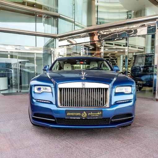 Used Rolls-Royce Wraith, 6.6 l, 2015 in Dubai by Q Motors, Blue color. GCC Specs | AUTO.AE