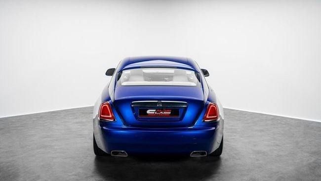 Подержанный Rolls-Royce Wraith, 6.6 л, 2015 в Дубае от Al Ain Class Motors Синий цвет. GCC | AUTO.AE