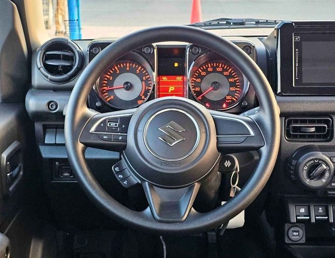 New Suzuki Jimny IV, 1.5 l, 2025 in Dubai by SK Motors, Silver color. GCC Specs | AUTO.AE
