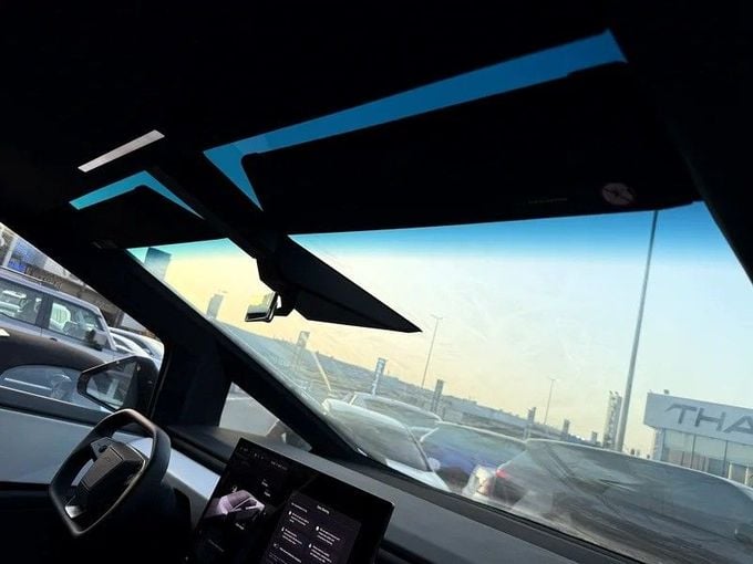 New Tesla Cybertruck Cyberbeast, 2024 in Dubai by Shamil Motors, Bronze color. American Specs | AUTO.AE