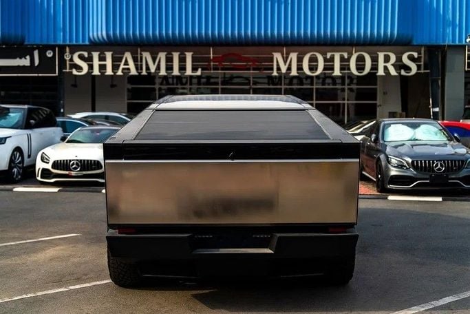 New Tesla Cybertruck Cyberbeast, 2024 in Dubai by Shamil Motors, Bronze color. American Specs | AUTO.AE