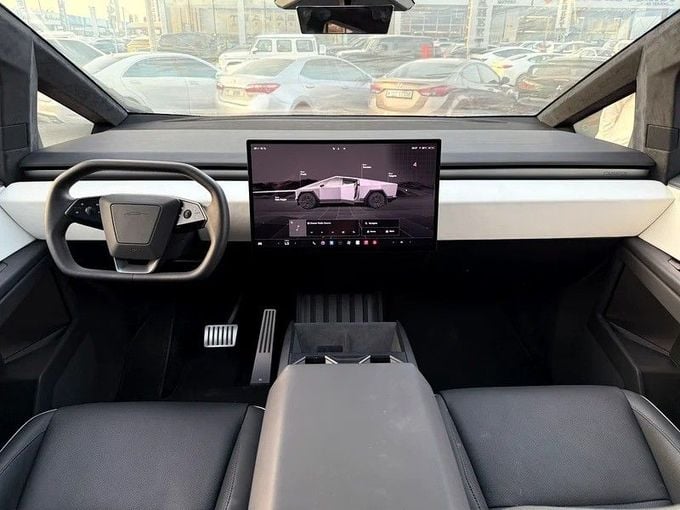 New Tesla Cybertruck Cyberbeast, 2024 in Dubai by Shamil Motors, Bronze color. American Specs | AUTO.AE