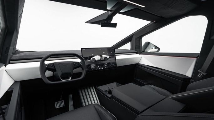 New Tesla Cybertruck Cyberbeast, 2025 in Dubai by Al Ain Class Motors, Silver color. American Specs | AUTO.AE