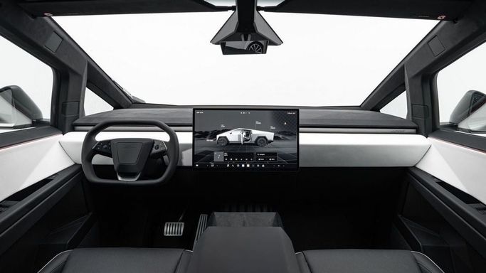 New Tesla Cybertruck Cyberbeast, 2025 in Dubai by Al Ain Class Motors, Silver color. American Specs | AUTO.AE