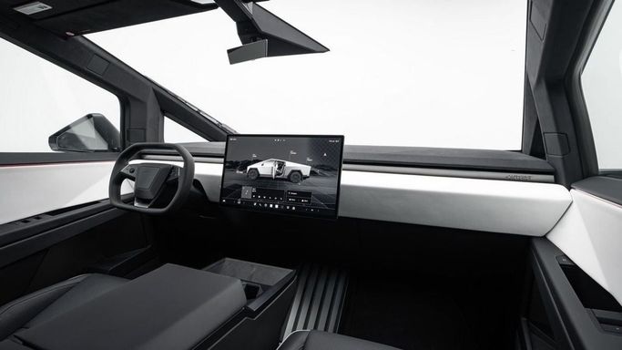 New Tesla Cybertruck Cyberbeast, 2025 in Dubai by Al Ain Class Motors, Silver color. American Specs | AUTO.AE
