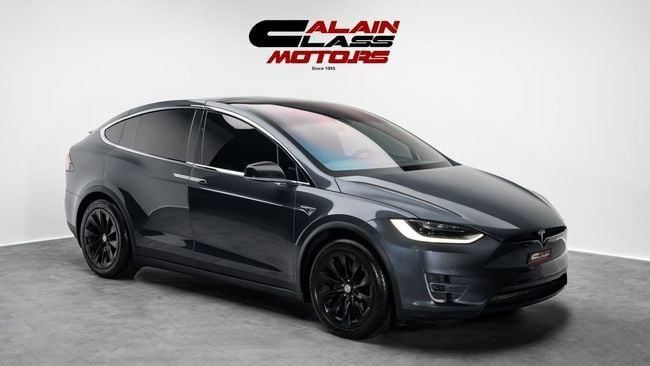Used Tesla Model X 90D I, 2017 in Dubai by Al Ain Class Motors, Black color. GCC Specs | AUTO.AE
