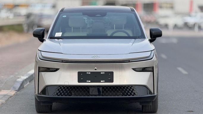 New Toyota bZ3, 2025 in Dubai by MENAMOTORS, Silver color. Other | AUTO.AE