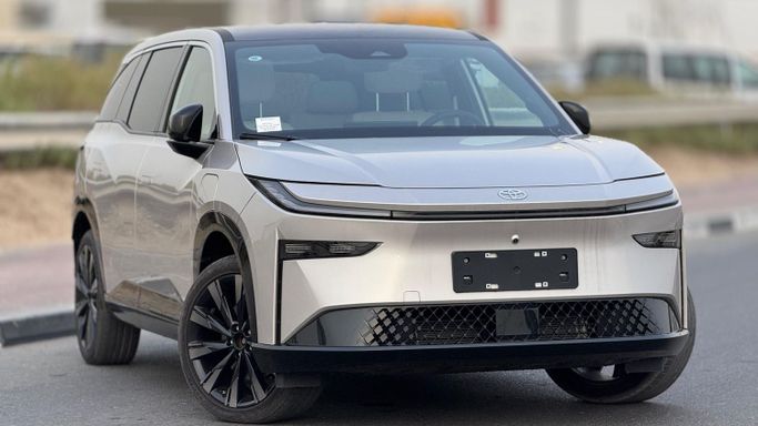 New Toyota bZ3, 2025 in Dubai by MENAMOTORS, Silver color. Other | AUTO.AE