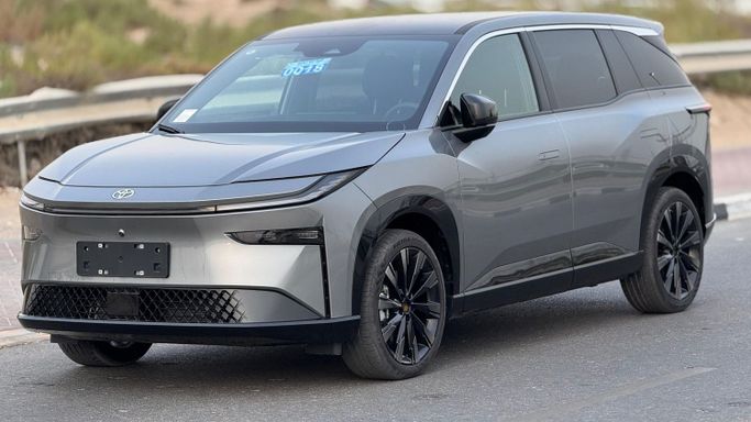 New Toyota bZ3X, 2025 in Dubai by MENAMOTORS, Grey color. Other | AUTO.AE
