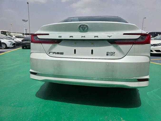 New Toyota Camry IX (XV80) China Market, 2.0 l, 2024 in Dubai by Mohamed Hakim Motors, White color. Chinese Specs | AUTO.AE