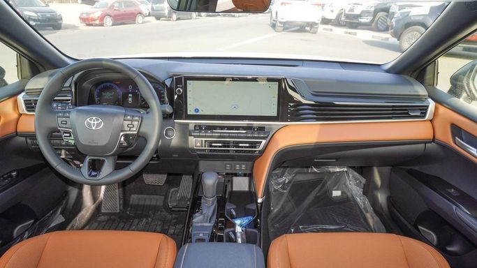 New Toyota Camry IX (XV80), 2.5 l, 2025 in Dubai by Najem Motors, Black color. GCC Specs | AUTO.AE