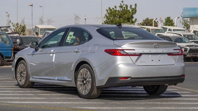 New Toyota Camry IX (XV80), 2.5 l, 2025 in Dubai by Najem Motors, Grey color. GCC Specs | AUTO.AE