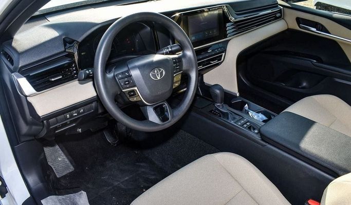 New Toyota Camry VIII (XV70) Facelift, 3.5 l, 2025 in Dubai by Najem Motors, White color. GCC Specs | AUTO.AE
