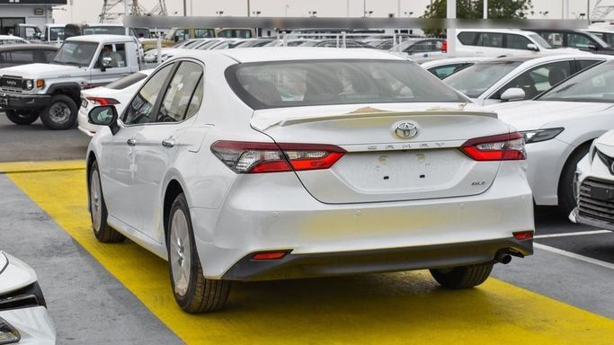 New Toyota Camry IX (XV80), 2.5 l, 2024 in Dubai by Najem Motors, White color. GCC Specs | AUTO.AE