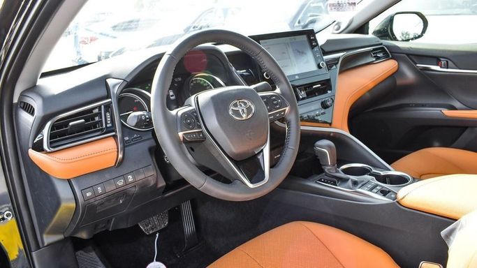 New Toyota Camry IX (XV80), 2.5 l, 2024 in Dubai by Najem Motors, Black color. GCC Specs | AUTO.AE