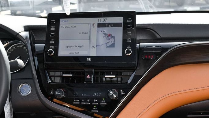 New Toyota Camry IX (XV80), 2.5 l, 2024 in Dubai by Najem Motors, White color. GCC Specs | AUTO.AE