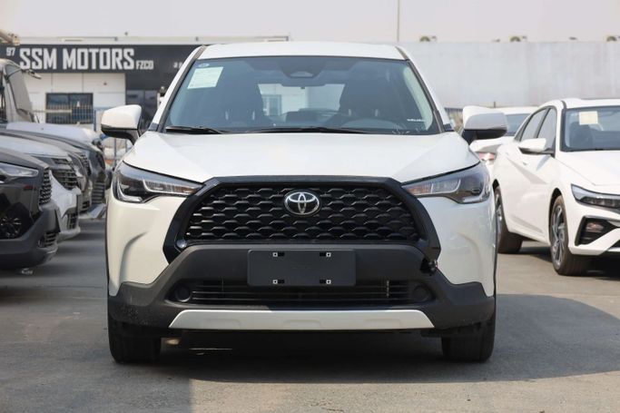 New Toyota Corolla Cross I, 2.0 l, 2020 in Dubai by JES Motors, White color.  | AUTO.AE