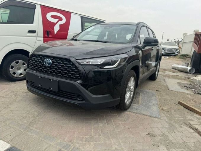 New Toyota Corolla Cross I, 2.0 l, 2024 in Dubai by Mohamed Hakim Motors, Black color. Chinese Specs | AUTO.AE